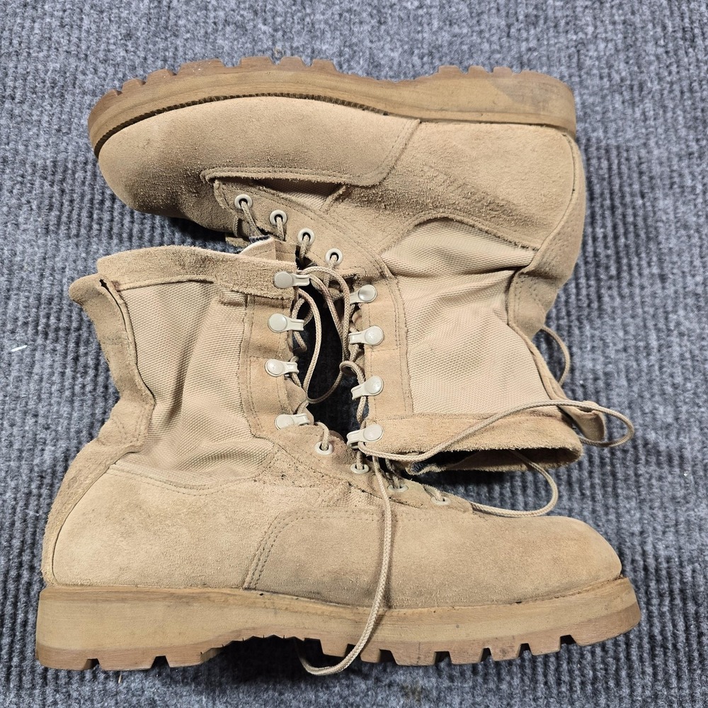 Belleville Boots Mens Size 7‎ W Beige Suede Desert Ankle Wide Military Gore-Tex